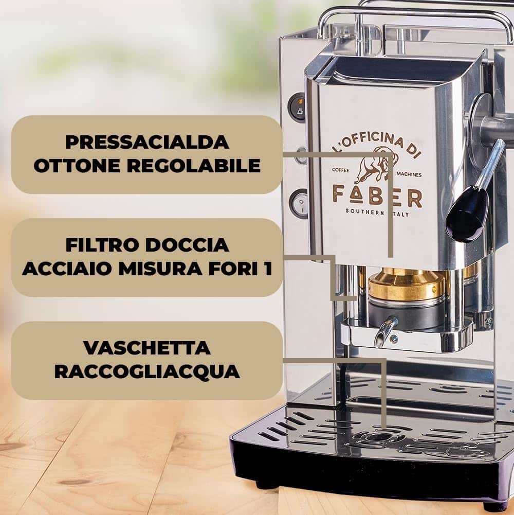 FABER PRO TOTAL INOX MACCHINA DA CAFFE' A CIALDE